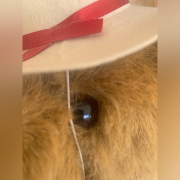 2005 Vermont 16” Teddy bear With Bouquet Of Red Roses - Picture 10 of 12